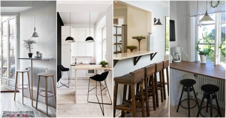 Small Kitchen Bar Is A Genius Solution For Tiny Homes Virily Share