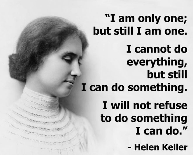 helen keller biography dedication