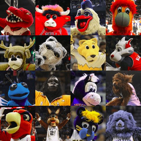 NBA Mascot Wallpaper