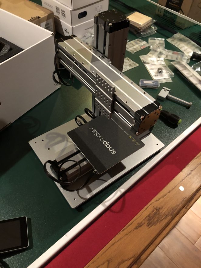Starting assembly, SnapMaker 3d printer!